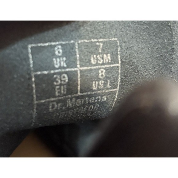 Dr Martens Cristofor Black Leather Harness Buckle Lace-up Boots Mens 7 Women's 8 - Picture 7 of 8